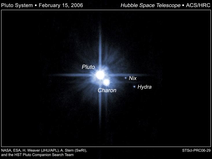 Four Pluto Moons