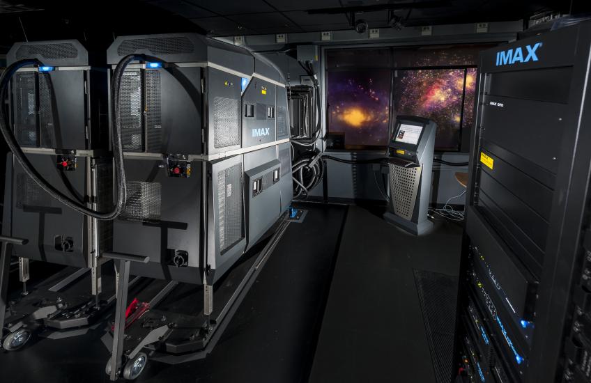 IMAX Projection Room at Udvar-Hazy Center