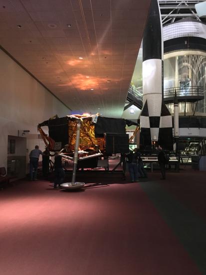 Apollo Lunar Module Moves to the <em>Boeing Milestones of Flight Hall</em>