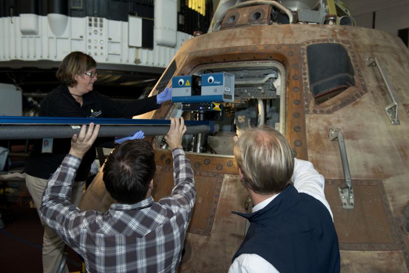 3D Scanning the Apollo 11 Command Module