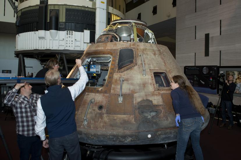 3D Scanning the Apollo 11 Command Module