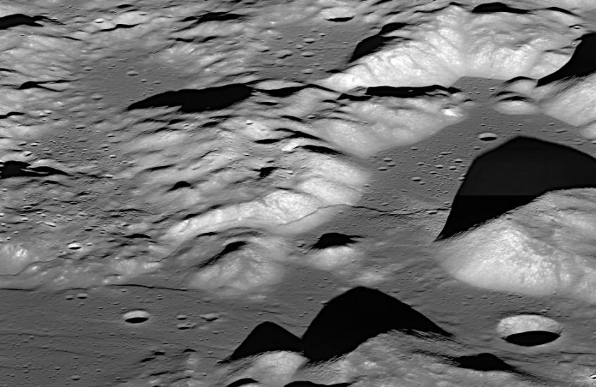 Largest Lunar Lobate Scarp