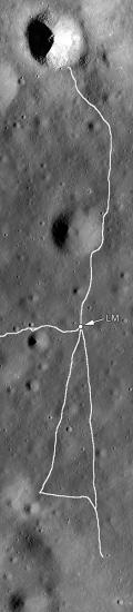 Apollo 16 Landing Site Map