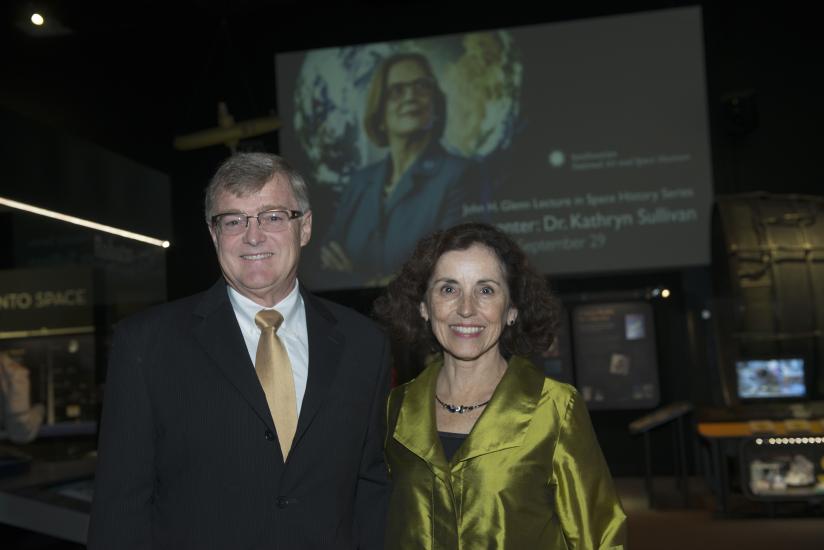 Christian Foster and Dr. France Córdova