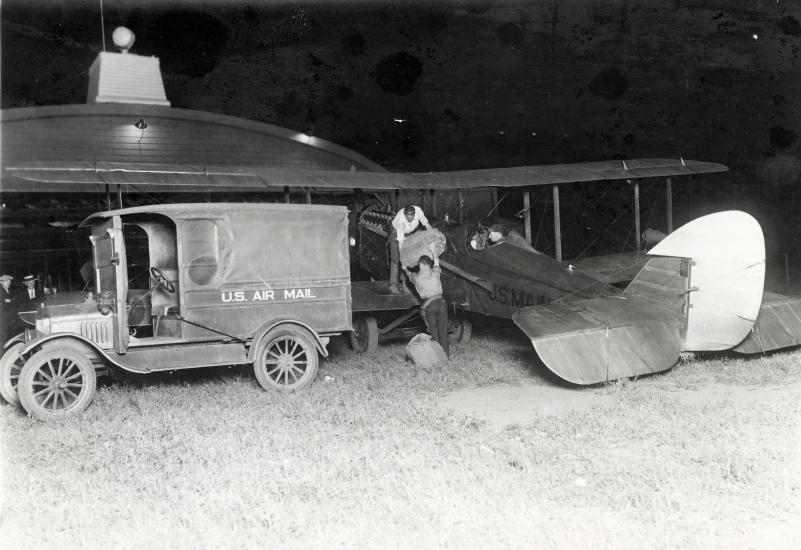 Loading Mail Truck