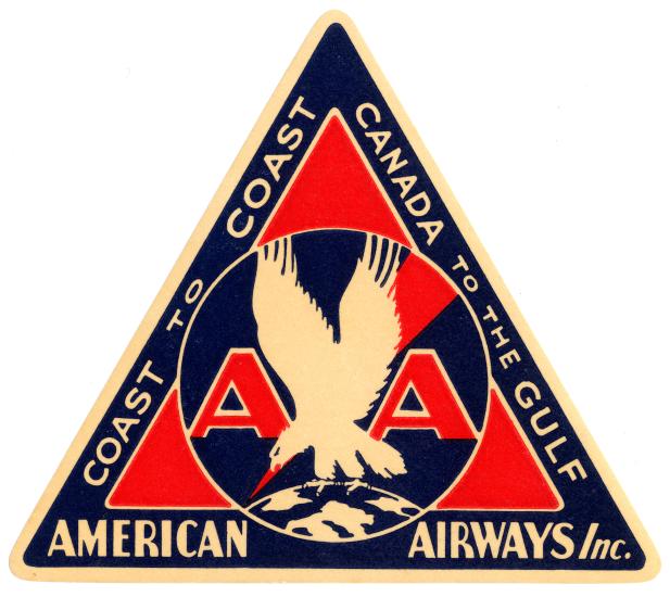 American Airways Label