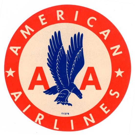 American Airlines Baggage Label