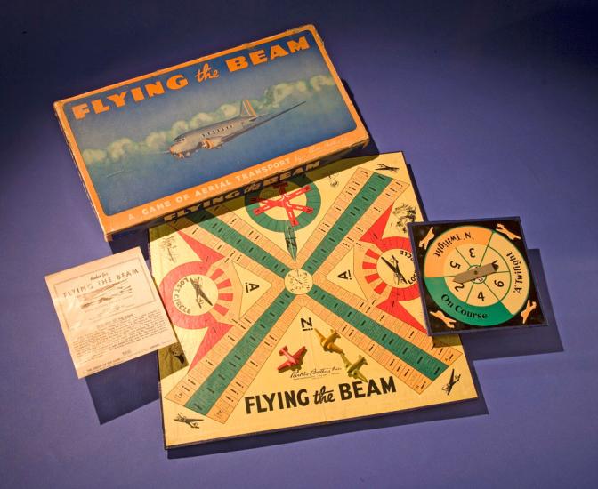 A classic board game set themed to flight. The set comes with a spinner tool and instructions alongside the board for up to four players.