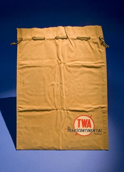 T.W.A. Overnight Flight Bag, 1934