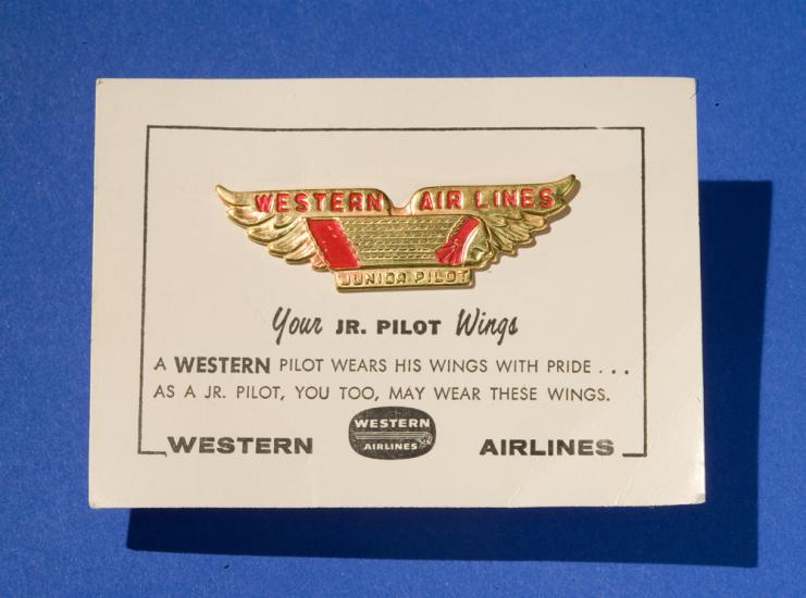 Western Air Lines  Junior Pilot Wings