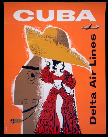 Cuba Poster, Delta Air Lines