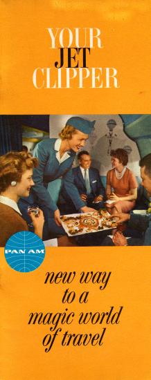 Pan Am Jet Clipper Brochure