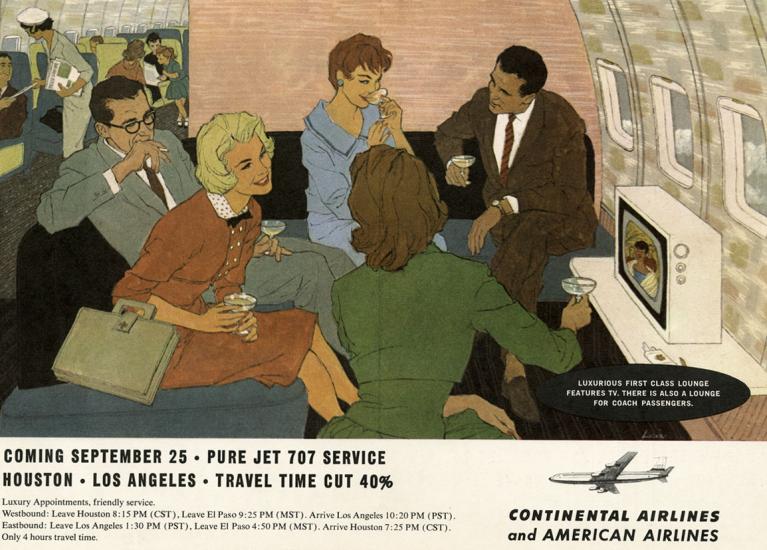 Continental Airlines Brochure