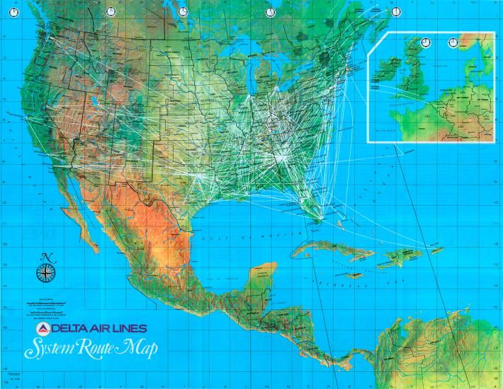 Delta Route Map