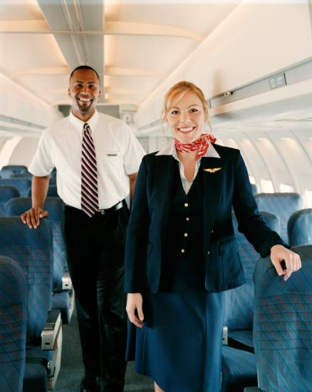 Two Flight Attendants