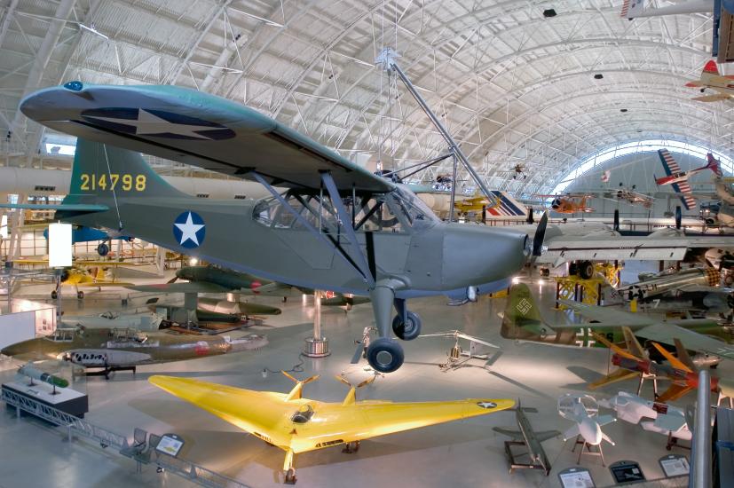 Stinson L-5 Sentinel at the Udvar-Hazy Center