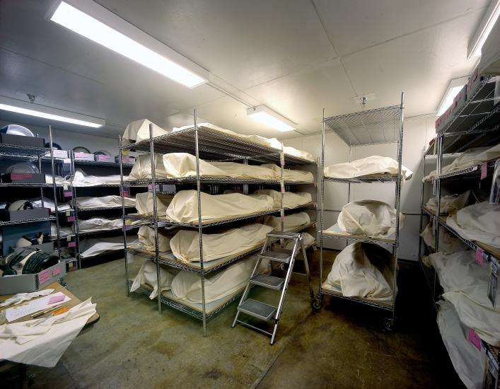 Spacesuit Storage at the Garber Facility