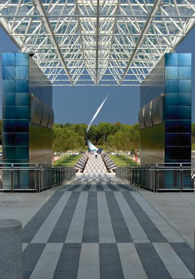 John Safer's magical sculpture, Ascent, at the Udvar-Hazy Center