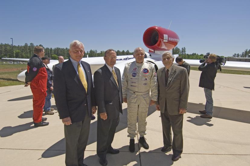 Don Lopez and Steve Fossett