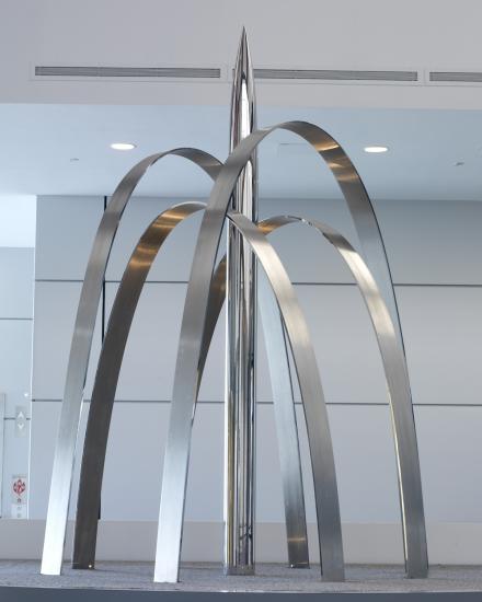 Challenge Sculpture at the Udvar-Hazy Center