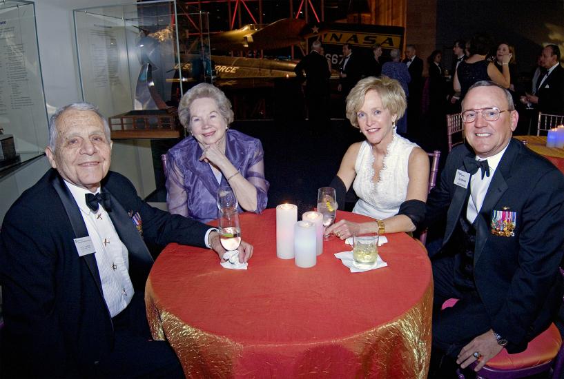 Don Lopez , Glindel Lopez, Marsha Anderson, and General Joe Anderson