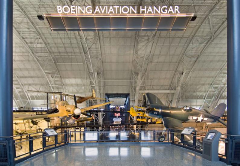 Boeing Aviation Hangar at the Steven F. Udvar-Hazy Center