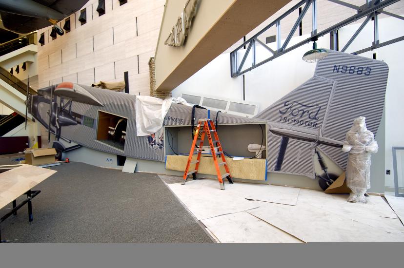 Ford Tri-Motor Mock-up in America by Air Exhibition