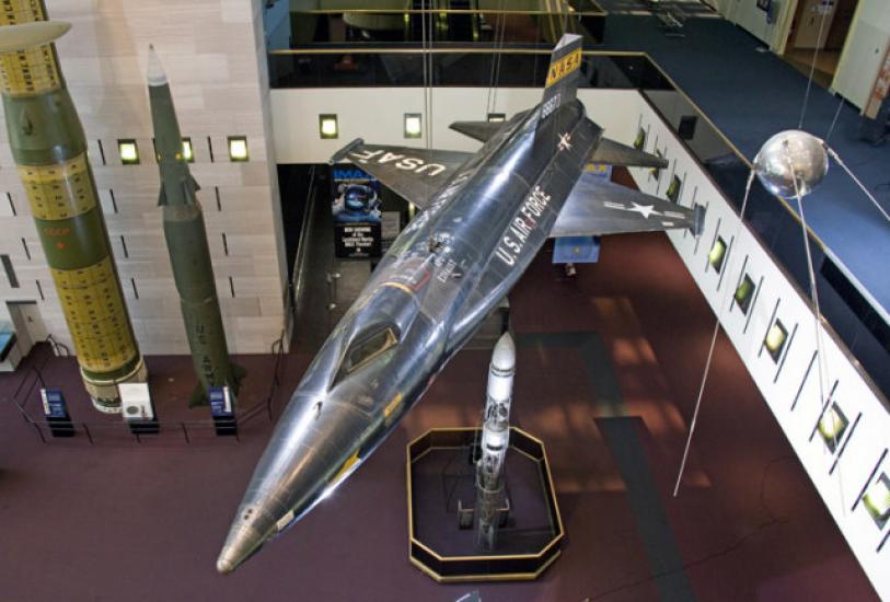 North American X-15 in the <em>Boeing Milestones of Flight Hall</em>