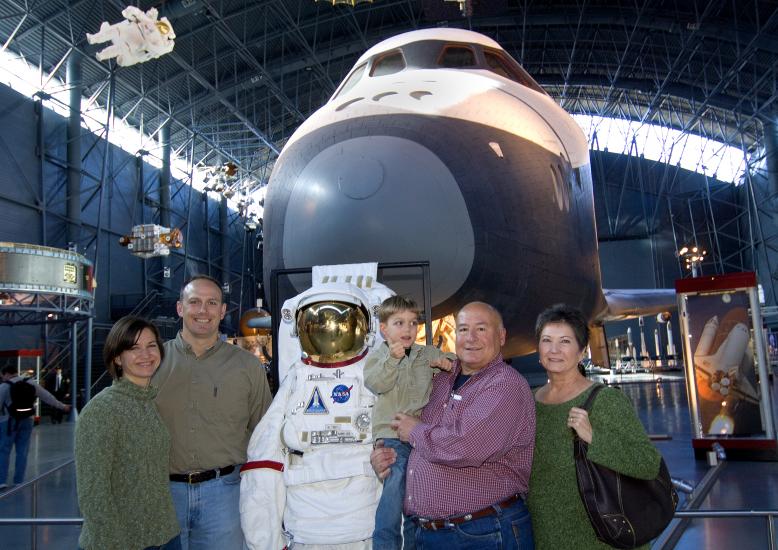 UHC Five Millionth Visitor Quinn Neibergall and Family