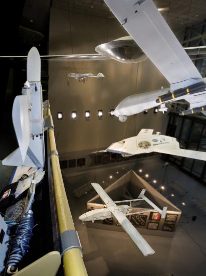 Military Unmanned Aerial Vehicles exhibit at the National Mall Building