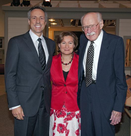 Guy Hachey, Helene Gagnon, and Bob Hoover