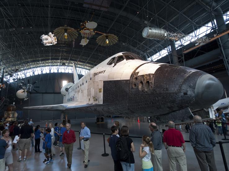 Space Shuttle Discovery on Display