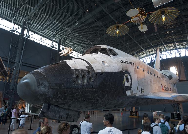 Space Shuttle Discovery on Display