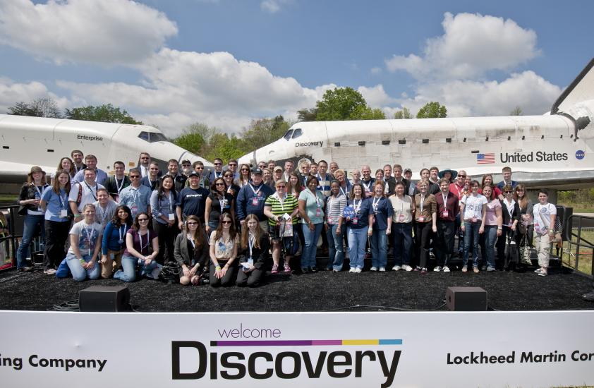 Discovery NASA Social with Space Shuttles Enterprise and Discovery