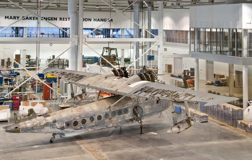 Sikorsky JRS-1 in Mary Baker Engen Restoration Hangar