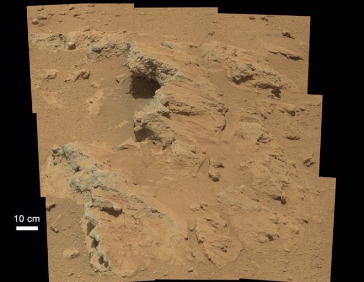 Ancient Streambed on Mars