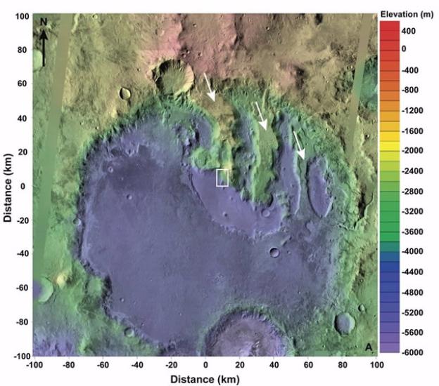 Terby Crater, Mars