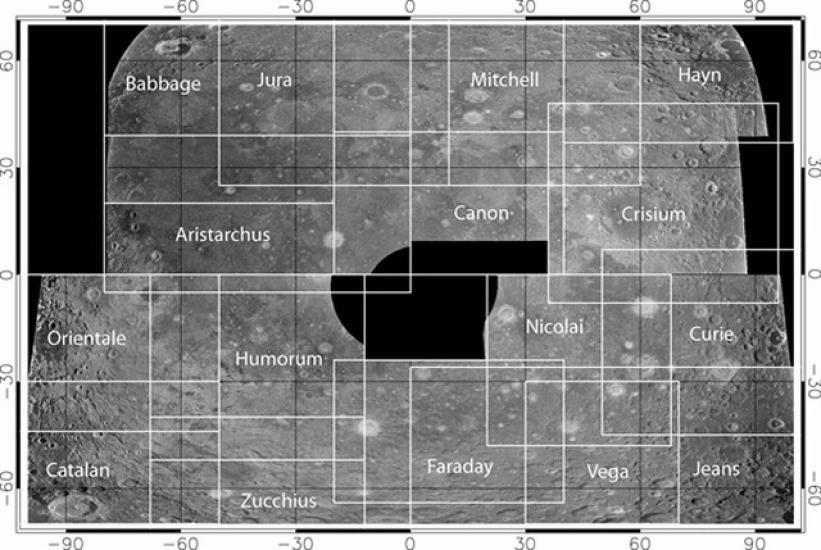 70-cm wavelength Map of the Lunar Nearside