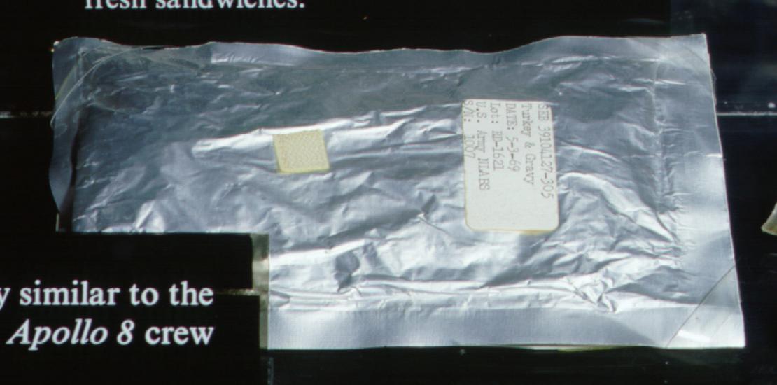 Apollo Space Food Turkey and Gravy