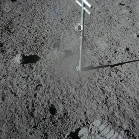 Lunar Basalt Surface Sample