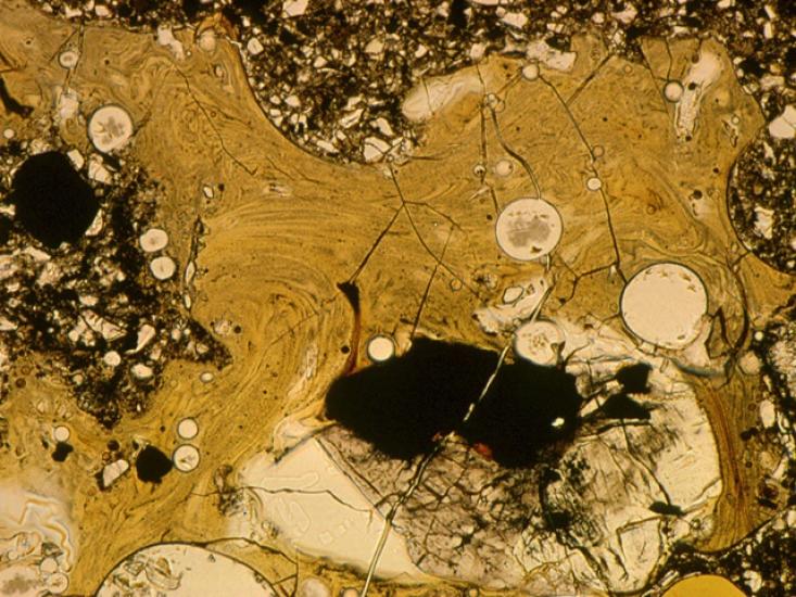 Lunar Breccia Shock Melting