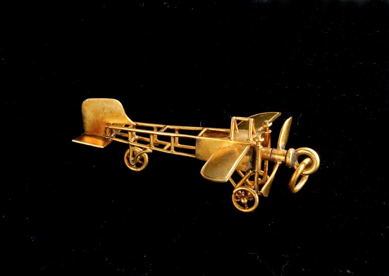 Blériot airplane charm