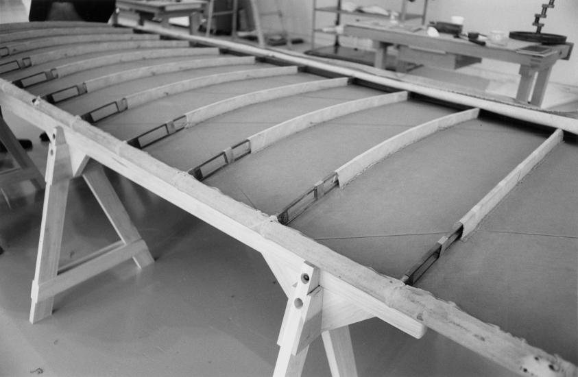 Interior of 1903 Wright Flyer Wing