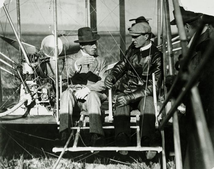 Wilbur Wright and King Alfonso XIII of Spain