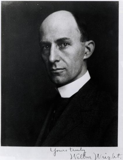 Signed Portrait of Wilbur Wright