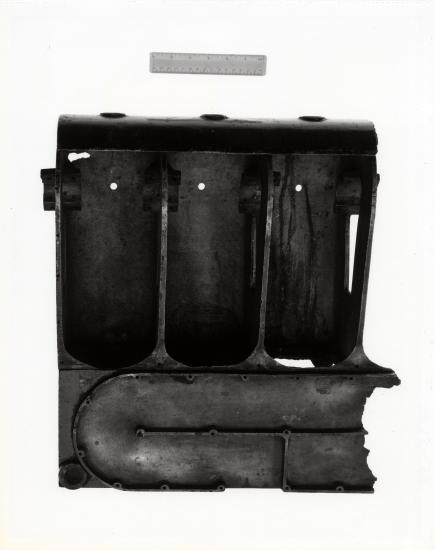 The original broken crankcase flown in 1903