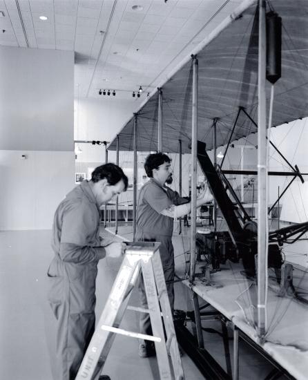 1903 Wright Flyer restoration work