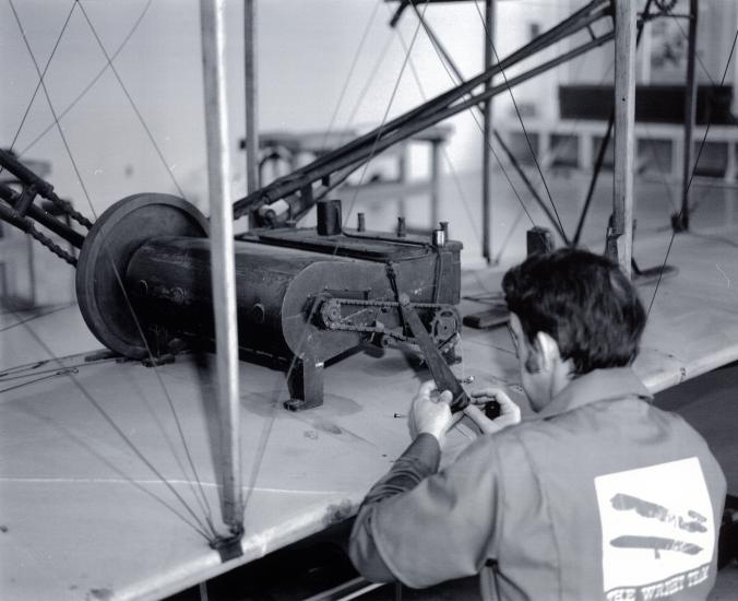 1903 Wright Flyer restoration work