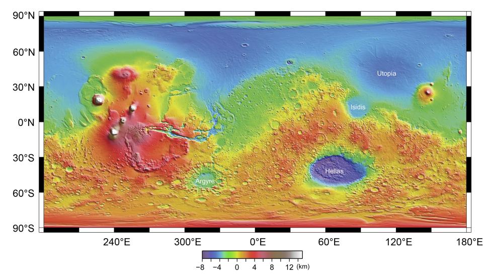 Tharsis Rise, Mars