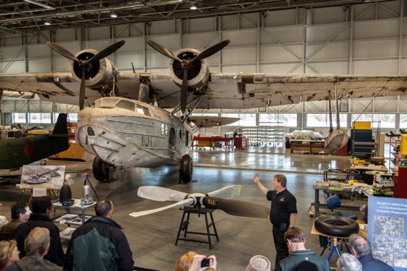 Sikorsky JRS-1 in Mary Baker Engen Restoration Hangar